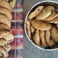 Cookies με κομματάκια σοκολάτας (με ελαιόλαδο)