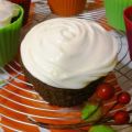Gingerbread cupcakes με cream cheese frosting