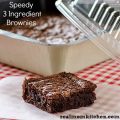 Brownies με 3 υλικά!!!!