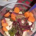 Παντζάρια σαλάτα με βραστά λαχανικά