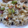 Καστανό ρύζι με ξηρούς καρπούς