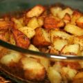Πατάτες φούρνου με μυρωδικά και κρεμμύδι