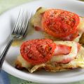 Φιλέτα κοτόπουλου με τυρί, ζαμπόν και ντομάτα[...]