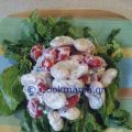 Φασόλια γίγαντες σαλάτα με κατίκι - ZannetCooks
