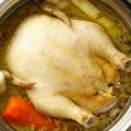 Ζωμός κοτόπουλου της Ντίνας Νικολάου