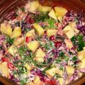 Γιορτινή σαλάτα με κόκκινο λάχανο