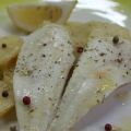 Γλώσσα (ψάρι) λεμονάτη στο φούρνο με πατάτες