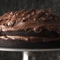 Κέικ με κακάο και επικάλυψη σοκολάτας