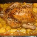 Κοτόπουλο γεμιστό στο φούρνο