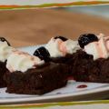 Brownies με σοκολάτα και κεράσι