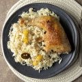 Κοτόπουλο λεμονάτο με ρύζι στον φούρνο