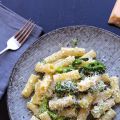 Τορτιλιόνι με μωβ broccolini, ρικότα και ξύσμα[...]