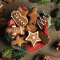 Gingerbread cookies χωρίς προσθήκη ζάχαρης
