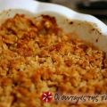 Μηλόπιτα με ψιχουλιαστή ζύμη (Apple Crumble)