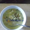 Σούπα με λαχανικά αυγολέμονο - ZannetCooks