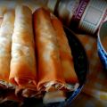 Ρολάκια λαχανικών (spring rolls) & dip  ταχινιού