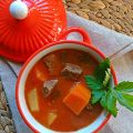 BEEF SOUP WITH CARROTS, POTATOES AND CELERY -[...]