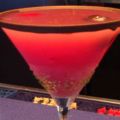 Cherry martini cocktail