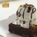 Brownie με παγωτό βανίλια