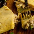 Ομελέτα με τόνο και τυρί