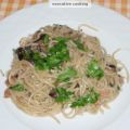 SPAGHETTI ΜΕ ΜΑΝΙΤΑΡΙΑ PORTOBELLO