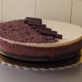 Τούρτα σοκολάτα-ουίσκι με βάση μπισκότα γεμιστά