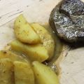 Μοσχάρι λεμονάτο στο φούρνο με πατάτες