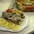 Μυρωδάτο ψάρι στο φούρνο με λαχανικά