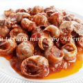 Σαλιγκάρια Κοκκινιστά – Snails with Tomato Sauce