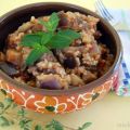 ρύζι με μελιτζάνες/Rice With Eggplant