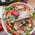Μπακαλιαροσαλάτα με φράουλες - ZannetCooks