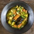 Σούπα θαλασσινών με λαχανικά