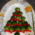 Χριστουγεννιάτικη σαλάτα με λαχανάκια Βρυξελλών