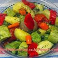 Σαλάτα με καλοκαιρινά βραστά λαχανικά