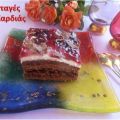 Γλυκό ψυγείου με σοκολάτα και βύσσινα