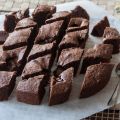 Brownies με διπλή σοκολάτα