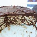 Σοκολατένια τούρτα με μπισκότα !!