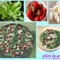 Σαλάτα με αντίδια , φράουλες και φέτα