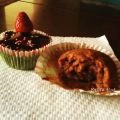 Γεμιστά Muffin μερέντας με ταχίνι-κακάο