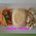 Φιλέτο κοτόπουλο με λαχανικά και ρύζι...