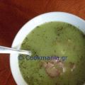 Σούπα με αρακα δυόσμο και μπέικον - ZannetCooks
