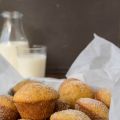 Mini muffins με κανέλα και ζάχαρη
