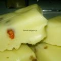 Fudge λευκής σοκολάτας με Goji berries