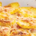 Πατάτες στο φούρνο με ζαμπόν και τυρί