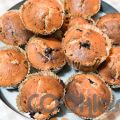 Μάφινς με μύρτιλα (blueberries)