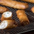Φλογέρες με καπνιστή γαλοπούλα 