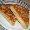 Φοκάτσια(focaccia) με ζαμπόν και τυρί