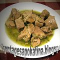 χοιρινό τηγανητό με κρασί (τηγανιά)