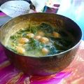 ινδική σούπα με σπανάκι και ρεβύθια -[...]