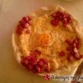 Αράβικη πίτα με ομελέτα φέτας και κρόκο αυγού
